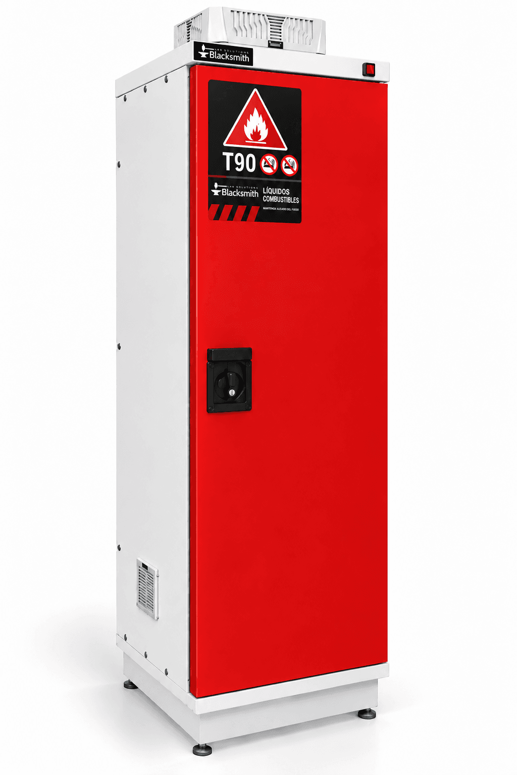 Gabinete para Combustibles de 60 Galones T90 con Extracción – BLACKSMITH®